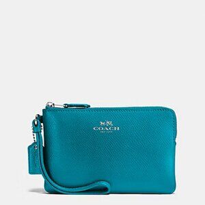 Coach Turquoise Wallet Wristlet